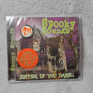 New And Sealed Halloween Spooky Sounds  Footsteps Creaky Door Moans Screams CD
